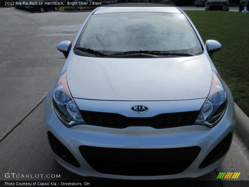 Bright Silver / Black 2012 Kia Rio Rio5 LX Hatchback