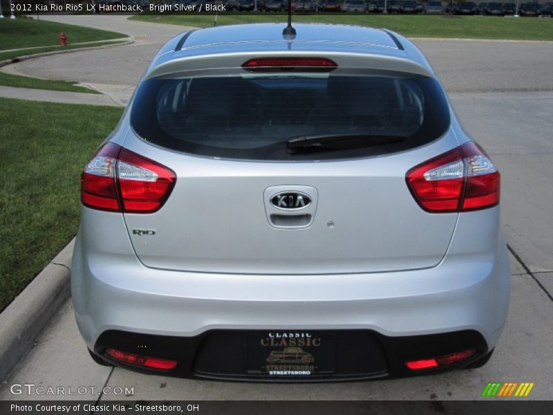 Bright Silver / Black 2012 Kia Rio Rio5 LX Hatchback