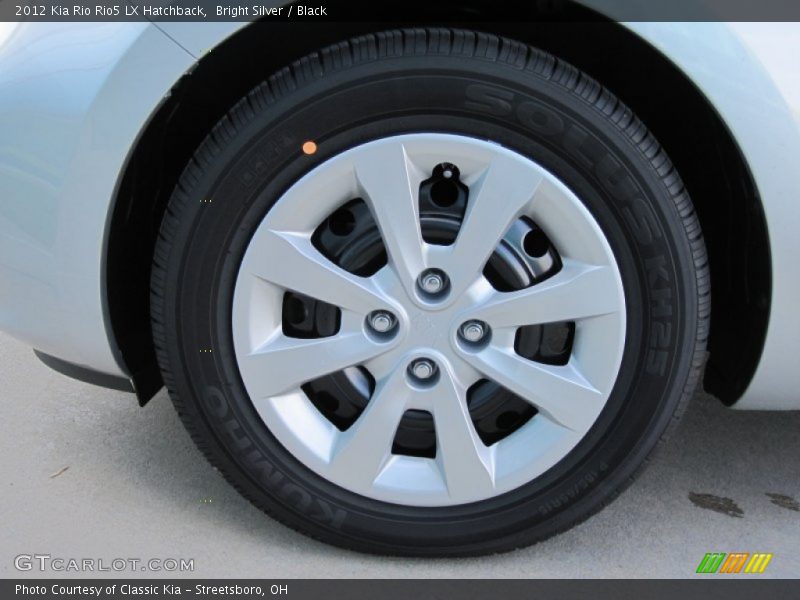 Bright Silver / Black 2012 Kia Rio Rio5 LX Hatchback