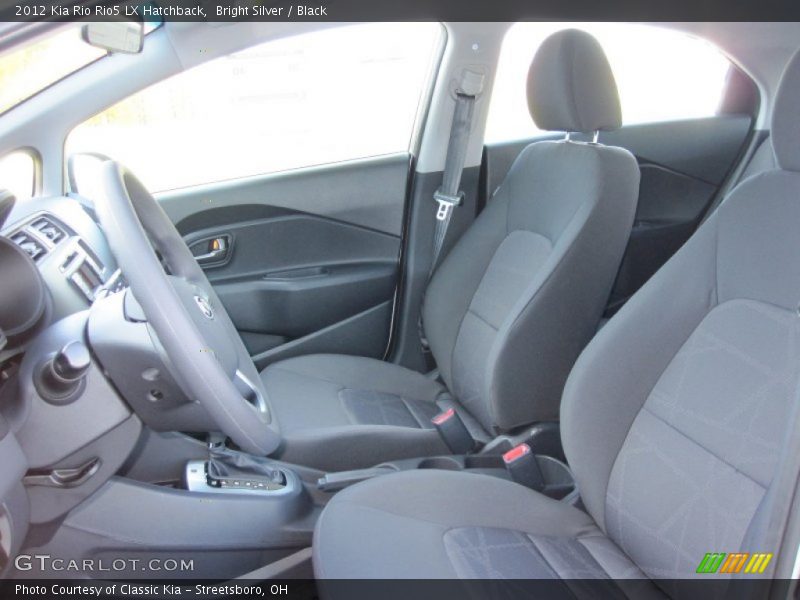 Bright Silver / Black 2012 Kia Rio Rio5 LX Hatchback