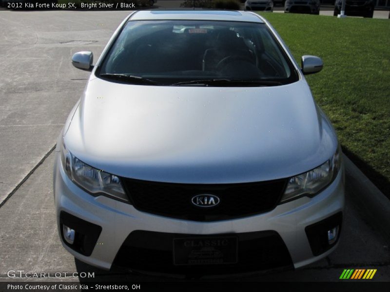 Bright Silver / Black 2012 Kia Forte Koup SX