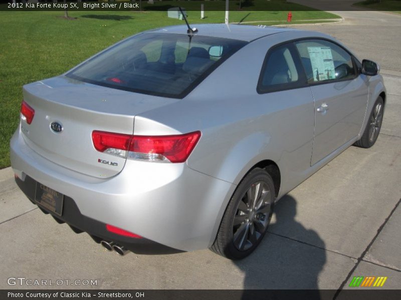 Bright Silver / Black 2012 Kia Forte Koup SX