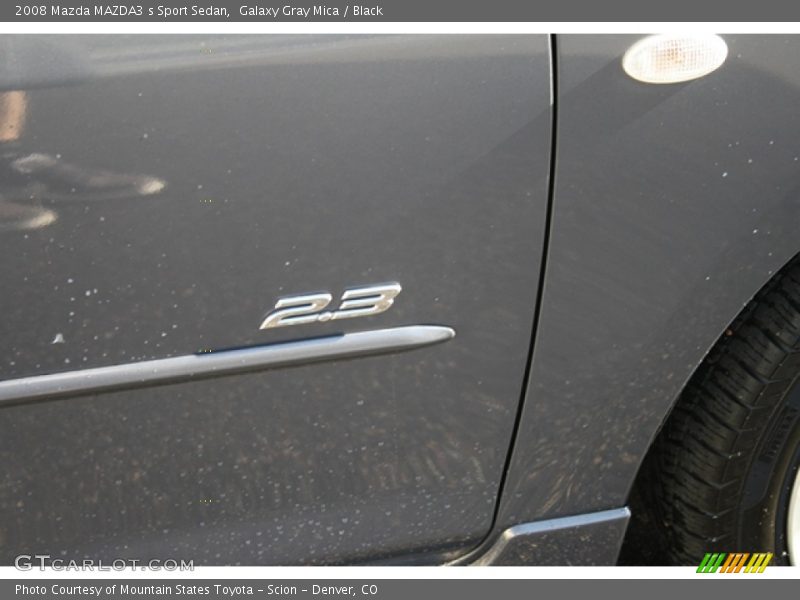 Galaxy Gray Mica / Black 2008 Mazda MAZDA3 s Sport Sedan