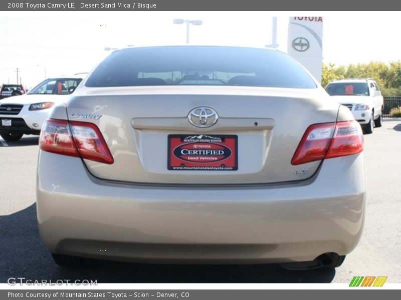 Desert Sand Mica / Bisque 2008 Toyota Camry LE