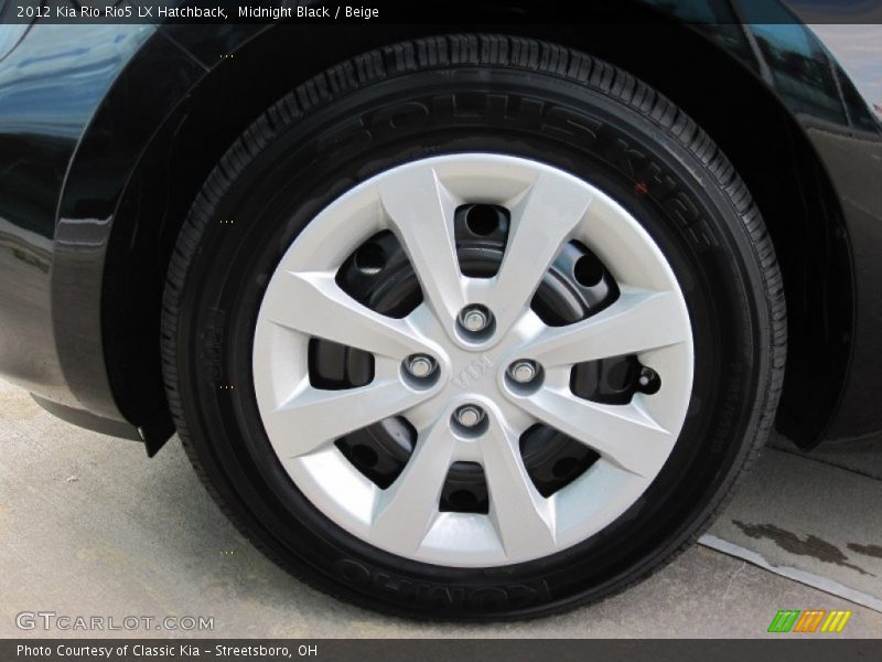 Midnight Black / Beige 2012 Kia Rio Rio5 LX Hatchback