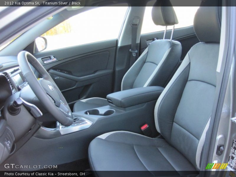  2012 Optima SX Black Interior