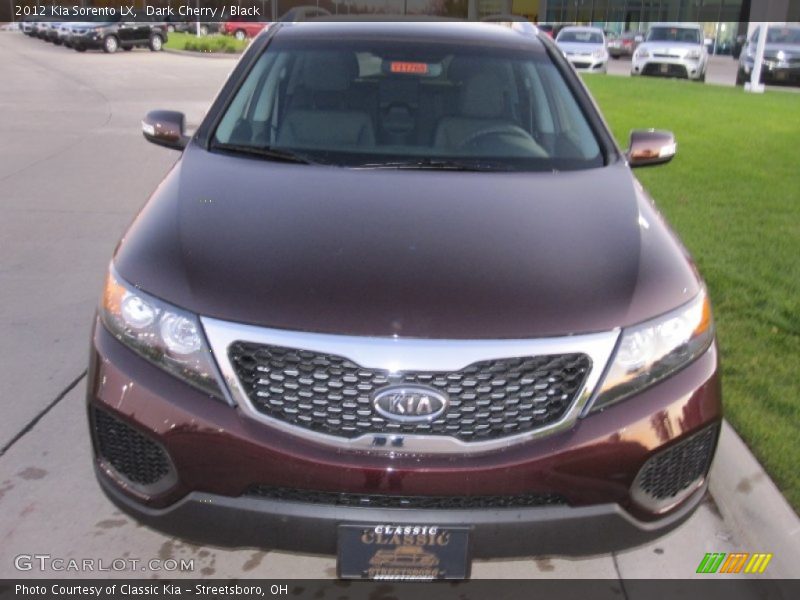 Dark Cherry / Black 2012 Kia Sorento LX