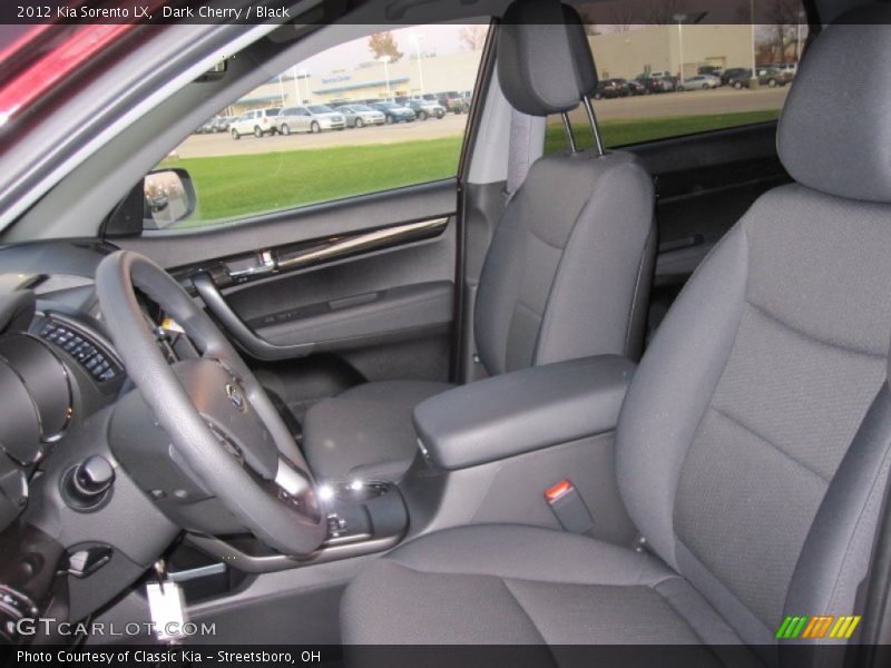 Dark Cherry / Black 2012 Kia Sorento LX