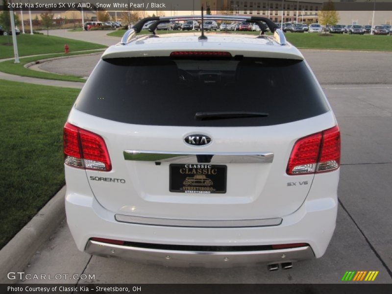Snow White Pearl / Black 2012 Kia Sorento SX V6 AWD