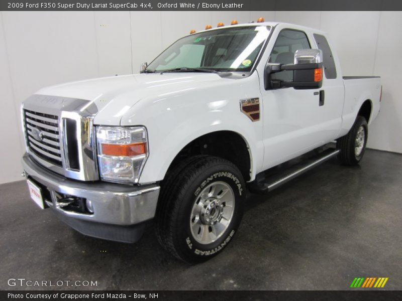 Oxford White / Ebony Leather 2009 Ford F350 Super Duty Lariat SuperCab 4x4