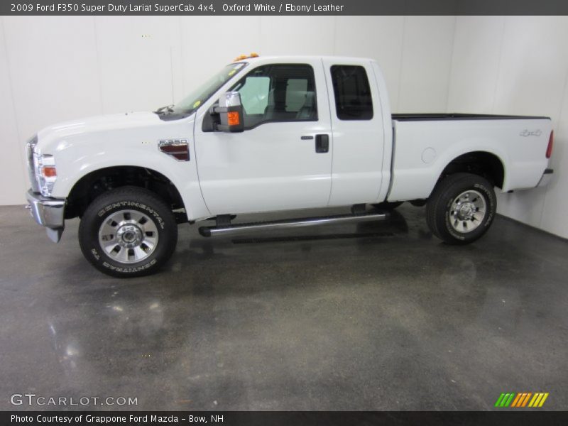 Oxford White / Ebony Leather 2009 Ford F350 Super Duty Lariat SuperCab 4x4