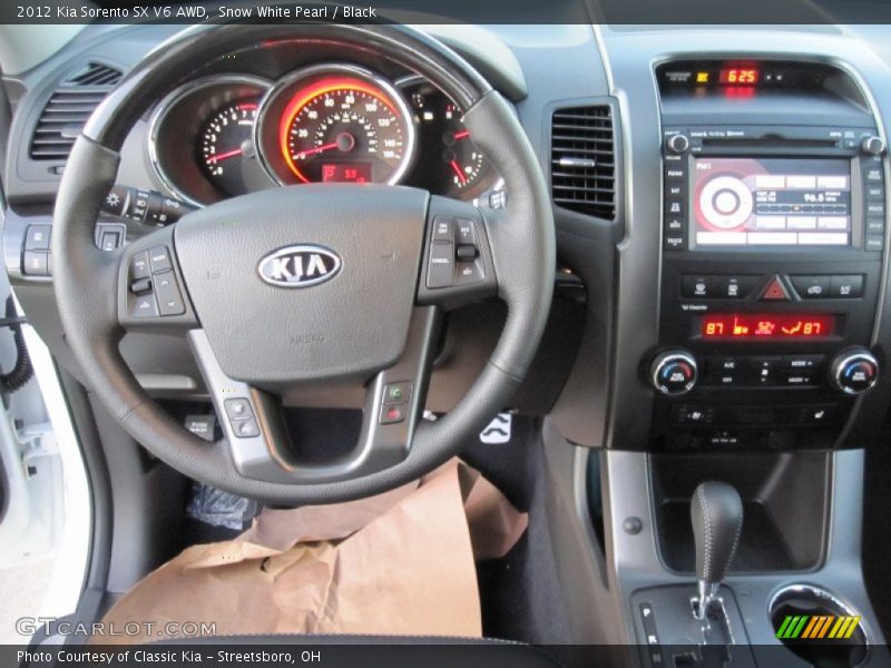 Dashboard of 2012 Sorento SX V6 AWD