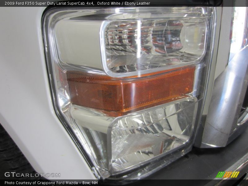Oxford White / Ebony Leather 2009 Ford F350 Super Duty Lariat SuperCab 4x4