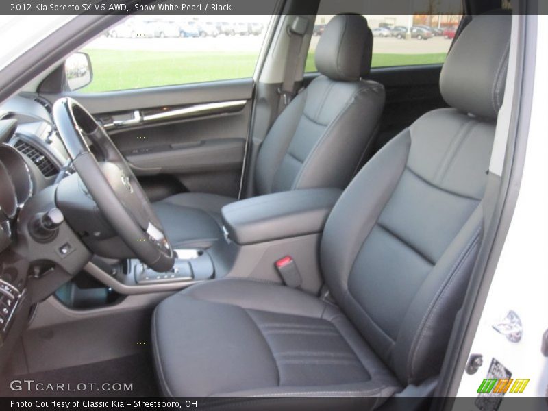  2012 Sorento SX V6 AWD Black Interior