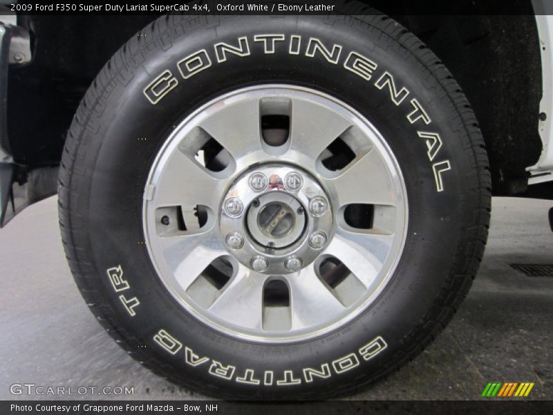 Oxford White / Ebony Leather 2009 Ford F350 Super Duty Lariat SuperCab 4x4