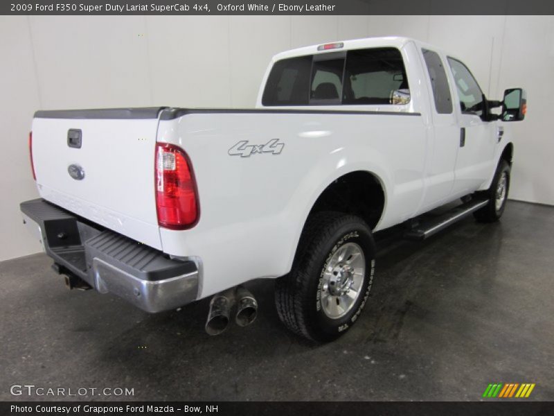Oxford White / Ebony Leather 2009 Ford F350 Super Duty Lariat SuperCab 4x4