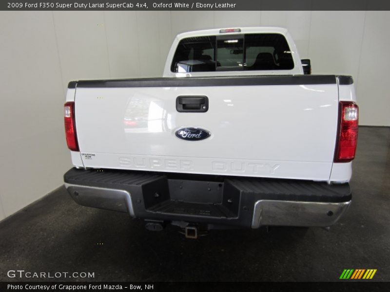 Oxford White / Ebony Leather 2009 Ford F350 Super Duty Lariat SuperCab 4x4