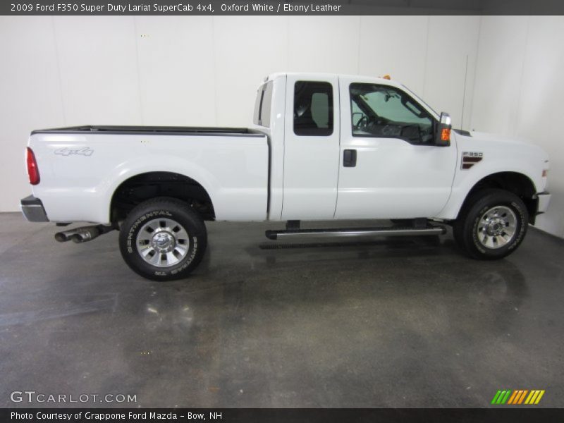 Oxford White / Ebony Leather 2009 Ford F350 Super Duty Lariat SuperCab 4x4
