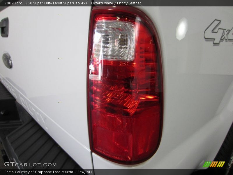 Oxford White / Ebony Leather 2009 Ford F350 Super Duty Lariat SuperCab 4x4