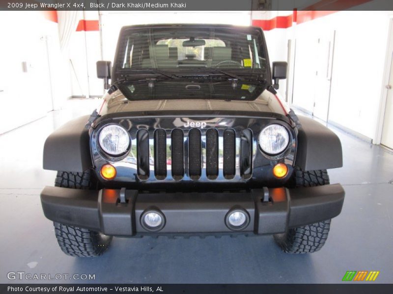 Black / Dark Khaki/Medium Khaki 2009 Jeep Wrangler X 4x4