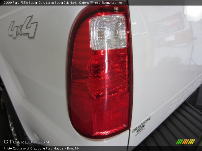 Oxford White / Ebony Leather 2009 Ford F350 Super Duty Lariat SuperCab 4x4