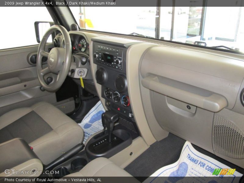  2009 Wrangler X 4x4 Dark Khaki/Medium Khaki Interior