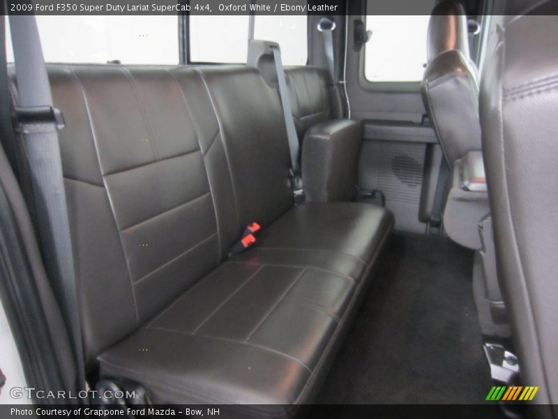 Oxford White / Ebony Leather 2009 Ford F350 Super Duty Lariat SuperCab 4x4