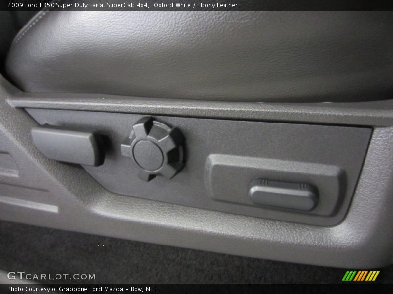 Oxford White / Ebony Leather 2009 Ford F350 Super Duty Lariat SuperCab 4x4