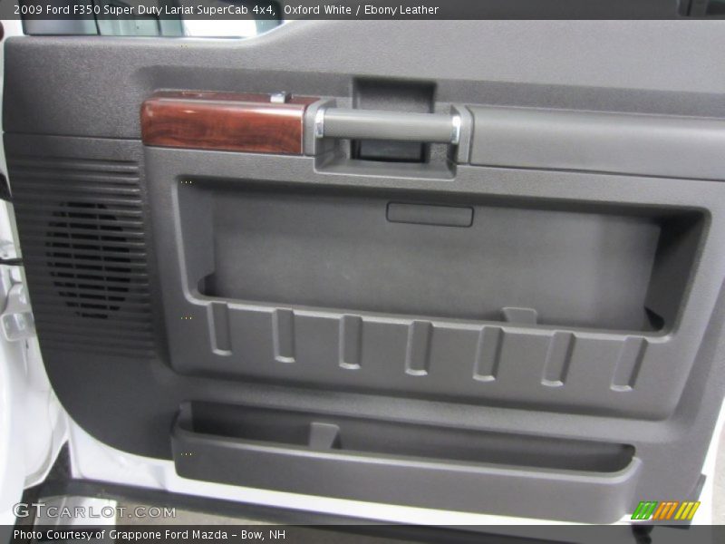 Oxford White / Ebony Leather 2009 Ford F350 Super Duty Lariat SuperCab 4x4