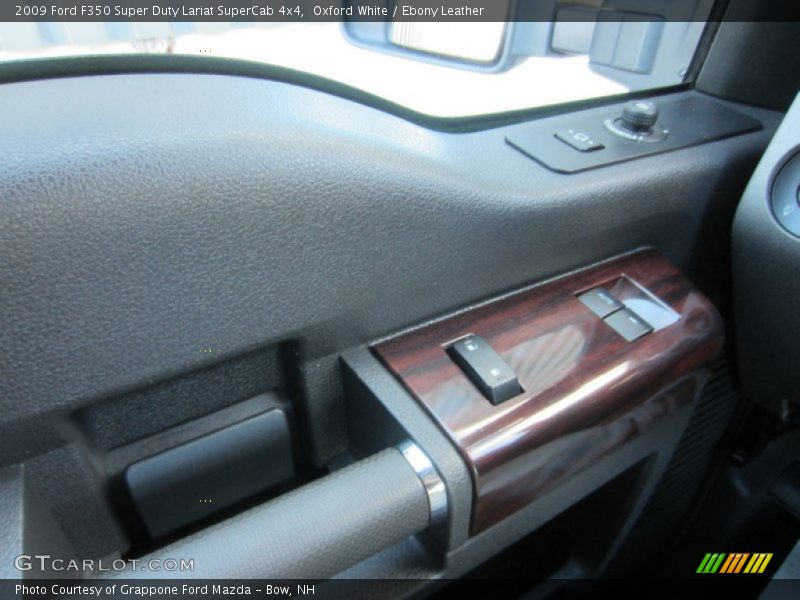 Oxford White / Ebony Leather 2009 Ford F350 Super Duty Lariat SuperCab 4x4