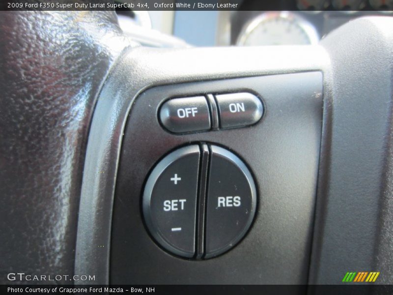 Oxford White / Ebony Leather 2009 Ford F350 Super Duty Lariat SuperCab 4x4