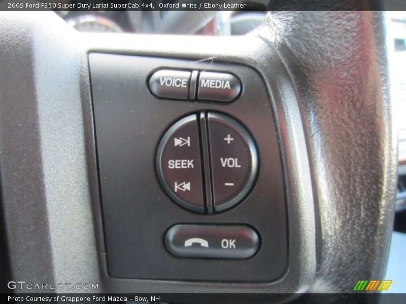 Oxford White / Ebony Leather 2009 Ford F350 Super Duty Lariat SuperCab 4x4