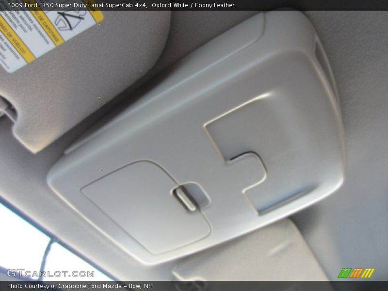 Oxford White / Ebony Leather 2009 Ford F350 Super Duty Lariat SuperCab 4x4