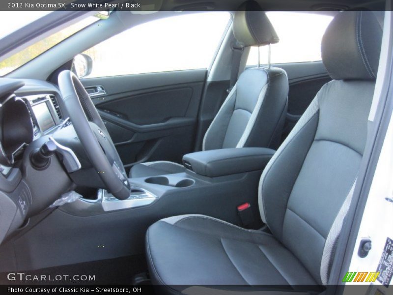  2012 Optima SX Black Interior