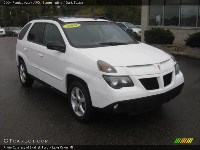 Summit White / Dark Taupe 2004 Pontiac Aztek AWD