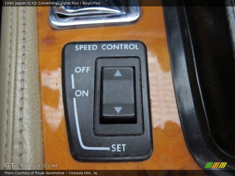 Controls of 1990 XJ XJS Convertible