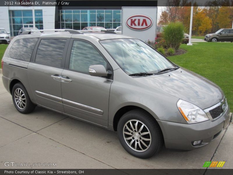 Platinum / Gray 2012 Kia Sedona EX
