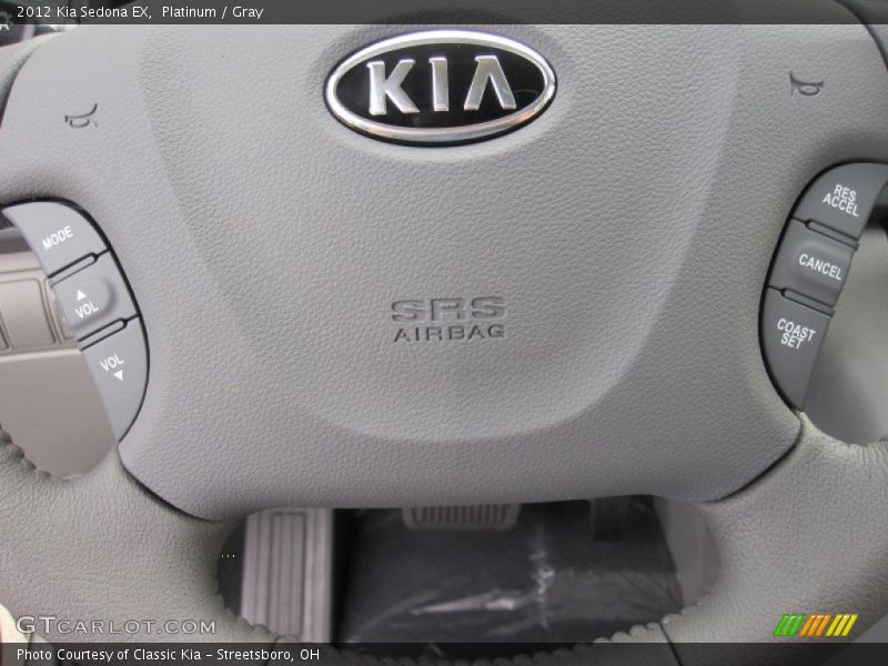 Platinum / Gray 2012 Kia Sedona EX