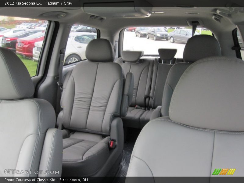  2012 Sedona EX Gray Interior