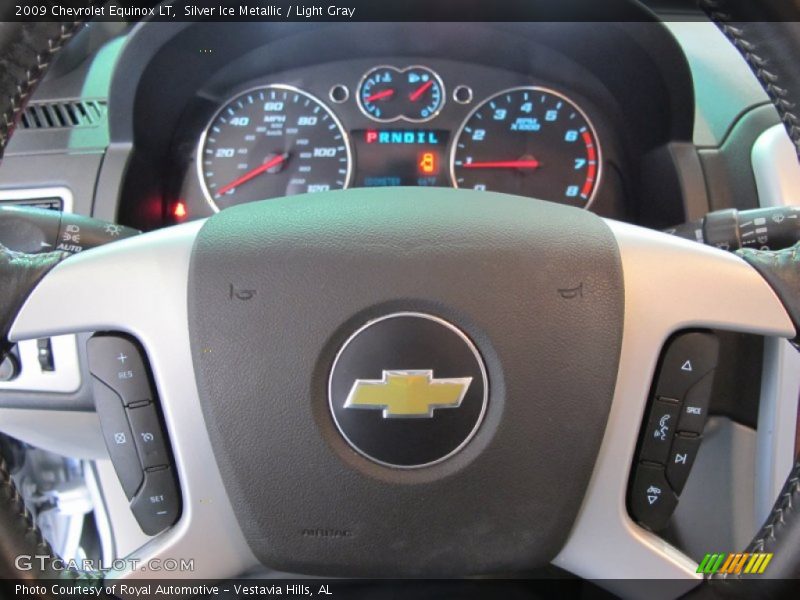 Silver Ice Metallic / Light Gray 2009 Chevrolet Equinox LT
