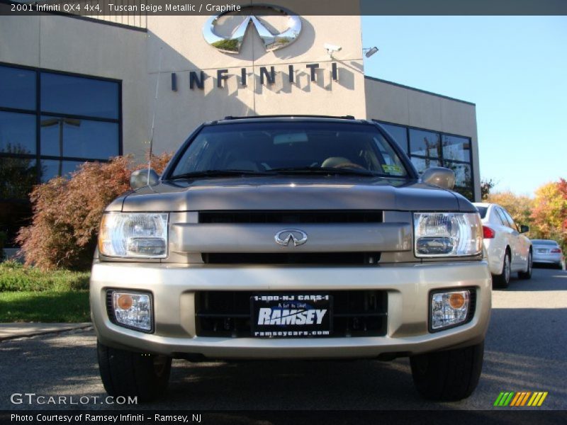 Tuscan Beige Metallic / Graphite 2001 Infiniti QX4 4x4