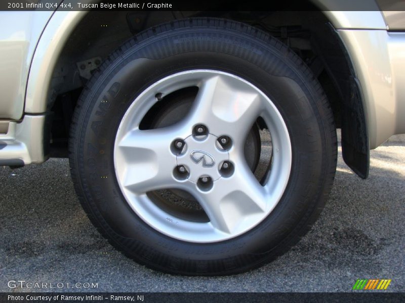 Tuscan Beige Metallic / Graphite 2001 Infiniti QX4 4x4