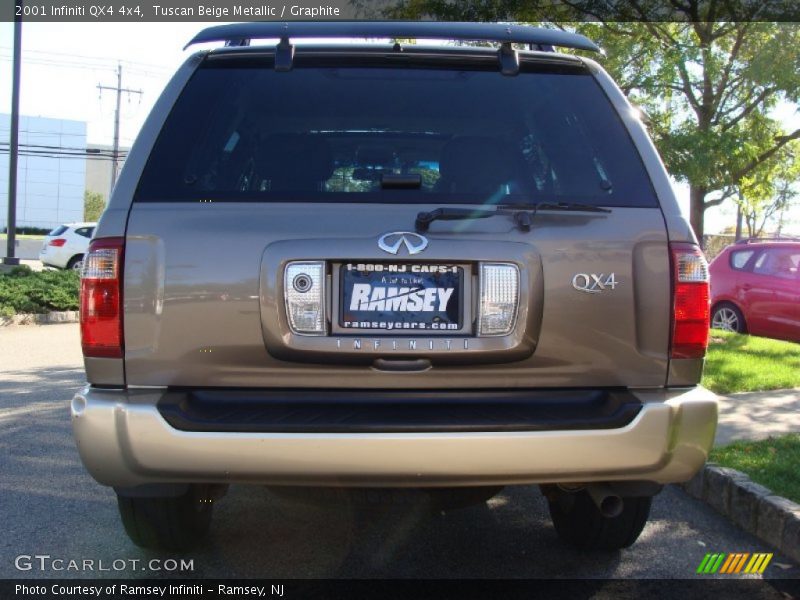 Tuscan Beige Metallic / Graphite 2001 Infiniti QX4 4x4