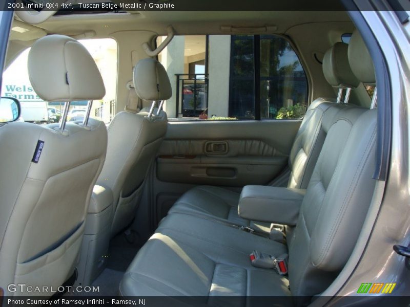 Tuscan Beige Metallic / Graphite 2001 Infiniti QX4 4x4