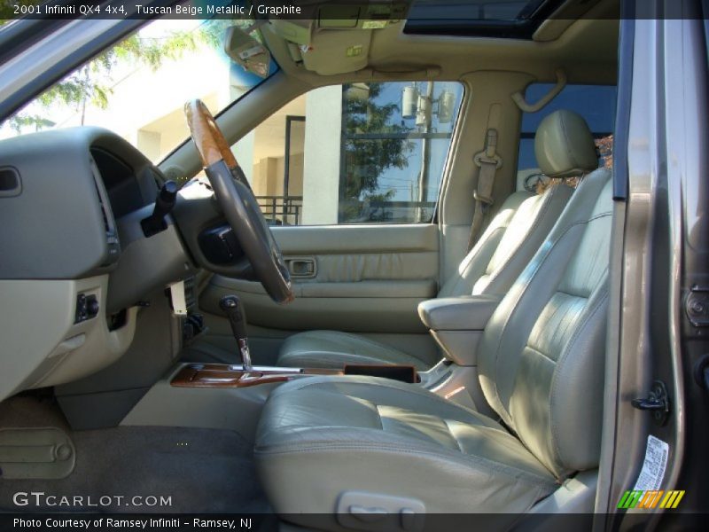 Tuscan Beige Metallic / Graphite 2001 Infiniti QX4 4x4