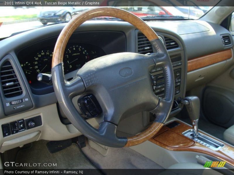 Tuscan Beige Metallic / Graphite 2001 Infiniti QX4 4x4
