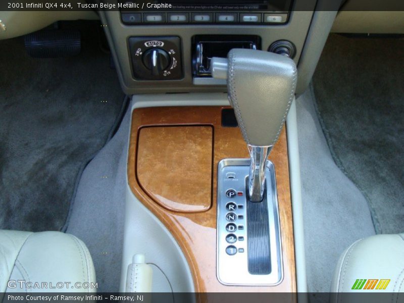 Tuscan Beige Metallic / Graphite 2001 Infiniti QX4 4x4