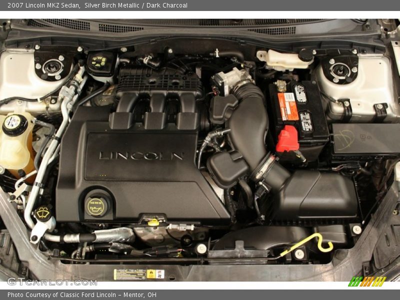 Silver Birch Metallic / Dark Charcoal 2007 Lincoln MKZ Sedan