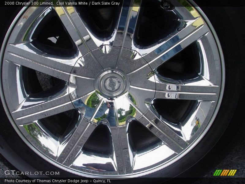 Cool Vanilla White / Dark Slate Gray 2008 Chrysler 300 Limited