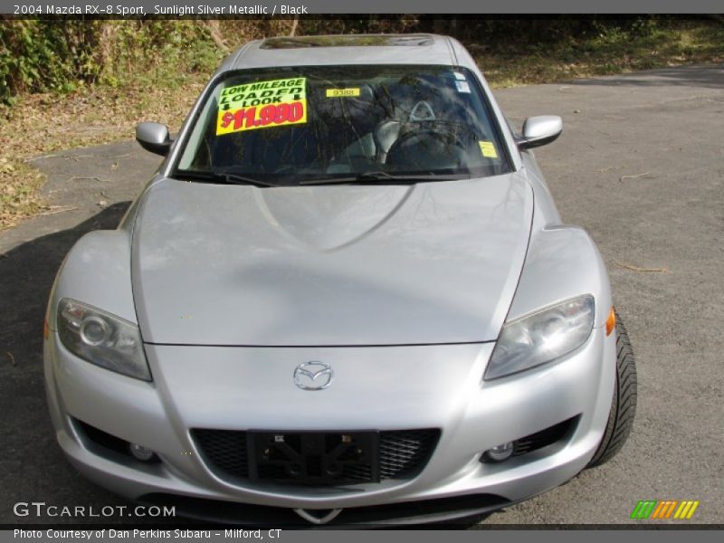 Sunlight Silver Metallic / Black 2004 Mazda RX-8 Sport